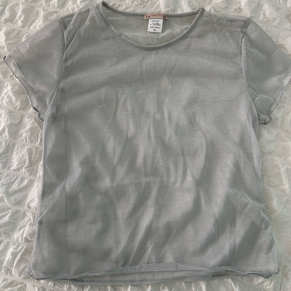 Pacsun Sheer Crop Top